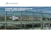 CODE DE CONDUITE DES AFFAIRES - Dassault Systèmes · 2020-05-20 · Les pratiques éthiques et le respect des normes internationales applicables constituent le fondement de la conduite