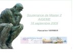 Soutenance de Master 2 AIGEME 16 septembre 2009Stage - Mémoire - E-portfolio L'e-portfolio est une « vitrine » publique de l'ensemble des travaux réalisés, qui témoigne des efforts,
