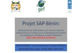 13. Benin SCIEWS Project Update - Global Support Programme...PRESENTATION DU PROJET ... (sécheresse, élévation du niveau de la mer, vents forts, érosion côtière etc.). République