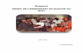 Étude pour l’élaboration d’un profil de l’enseignant de ... · Août 2010 Le Comité de Pilotage. ii Table des matières ... des grandes orientations de l’école malienne