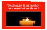 Denier de l’Eglise 2015 Attentats du 13 novembre : …...18 - Église de Rouen 12/2015 Père Pierre Belhache Connaitre et reconnaitre l’autre Encore sidérés par l’extrême