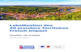 Labellisation des 20 premiers Territoires French Impact · • Synergies avec La French Tech et La French Fab • Synergies avec les réseaux de l’ESS et de l’innovation sociale