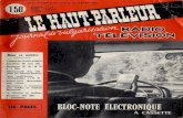 Le HAUT-PARLEUR 15 Juillet 1967 › revues › haut-parleur › 1967 › HP1123_15-07-1967.pdf · L'amplificateur VF du téléviseur Thomson. à transistors, dont nous avons · analysé