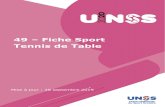 49 Fiche Sport Tennis de Table - UNSS · 28 septembre 2019 Page 5 sur 36 Conditions de participation générales pour les championnats de France par équipes d’établissement de