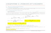 CHAPITRE 1: FORCES ET CHAMPSfrikbook.e-monsite.com › medias › files › cours... · 1.3 Le champ de gravitation 1.3.1 Définition On dit qu’il existe un champ de gravitation