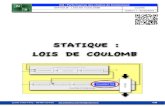 STATIQUE : LOIS DE COULOMBtsi.ljf.free.fr/ATS/docs/S2I/CI4C/Statique_Coulomb.pdfLOIS DE COULOMB CI4 : Performances des chaînes de transmission STATIQUE : LOIS DE COULOMB COURS Edition