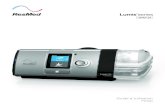 Guide d’utilisation - ResMed · 2020-01-08 · Français 1 FRANÇAIS Bienvenue Le Lumis™ 100 VPAP ST et le Lumis 150 VPAP ST sont des appareils à deux niveaux de pression positive.
