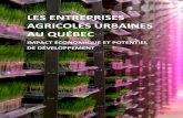 LES ENTREPRISES AGRICOLES URBAINES AU QUÉBECcretau.ca/wp-content/uploads/2020/06/Etude-Les... · 2020-06-29 · On trouve au Québec 721 entreprises agricoles situées en périmètre