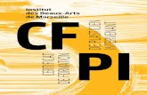 CERTIFICAT DE FORMATION - École supérieure d'art & de ...esadmm.fr/site/wp-content/uploads/2019/07/plaquette-CFPI-WEB.pdf · Le certificat de formation de plasticien intervenant