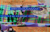 Programme FFE 2018 calameo - Aubigny-sur-Nère › mediatheque › 5_mes_loisirs...Tourisme ou le jour même dans les Grands Jardins Menu : Terrine de Saumon, haggis ou saucisse avec