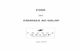 CODE - France GalopChapitre II DÉFINITIONS PRÉALABLES ART. 3 LES SOCIÉTÉS DE COURSES I. Les Sociétés de Courses de chevaux sont régies par les dispositions de la loi du 1er