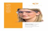 ANTI-VAHO ANTI-ESTÁTICAS MODELO 3D · Facetac 3D • Reduce el riesgo de contaminación por la parte frontal, lateral y cuello. Diseño 3D. • Confort y seguridad. • Flujo de
