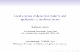 Local analysis of dynamical systems and application to nonlinear Local analysis of dynamical systems