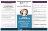 CV Cathy janv18 - Coach Federation › images › AG_2019 › CV_Cathy... · 2019-05-03 · semble de l’individu qu’elle accompagne et du système dans lequel il évolue pour