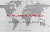 MANAGEMENT DE PROJETS - NEOVALIA CONSULTING€¦ · #PMP Professionnel de Management de Projet - PMP® 6 jrs Chefs de projet & managers expérimentés impliquées dans le développement