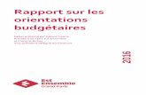 Rapport sur les orientations budgétaires · 2 Les chiffres clé du PLF 2016 3 Cour des comptes , Synthèse du rapport sur la situation financière et la gestion des collectivités
