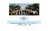 CODE DE VIE - École secondaire Mont-Royal · 2018-09-20 · Introduction Le code de vie sert à baliser les règles de notre vivre-ensemble et nous comptons sur la collaboration