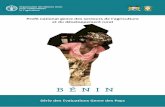 BÉNIN - Food and Agriculture Organization3.1. Politique nationale de promotion du genre (PNPG): la cohérence avec la stratégie 21 du secteur de l’agriculture 3.2. Intégration