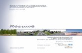 ÉQUIPE DE TRAVAIL · 2010-12-30 · Résumé - Étude d’impact sur l’environnement Amélioration de la Route 169 Alma et Saint-Nazaire Quartiers de Delisle et de L’Isle-Maligne