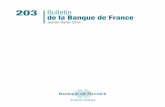 Bulletin de la Banque de France n° 203 - Janvier-février 2016 · discrimination de la part des banques. Les taux particulièrement bas représentent une part significative des nouveaux