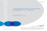 L’évaluation des politiques publiques en France...L’évaluation des politiques publiques en France Document de travail n 2019-13 Décembre 2019 3 Résumé Ce document de travail