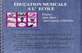 EDUCATION MUSICALE A L' ECOLE - Académie de Grenoble · La voix et l’écoute sont très tôt des moyens de communication et d’expression que les enfants découvrent en jouant