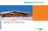 Guide de l’isolation Maisons à ossature bois · Une gamme adaptée à la maison bois p.22 Etanchéité à l’air des maisons à ossature bois Solutions pour l’étanchéité