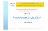 Energéthique, le site du GAENA - Eléments de comparaison des … · 2018-01-27 · Paris CISP 1/12/2016 Quelles énergies pour les générations futures : les défis à relever