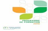 PROGRAMME DE FORMATION 2016€¦ · 28 octobre 2016 - 9h30 à 16h30 Lieu : Centre de formation de la CSC Namur (Bouge) formATricE : Isabelle MAYSTADT, ergothérapeute, formatrice