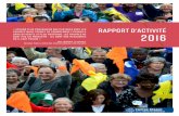 RAPPORT D’ACTIVITÉ 2016 - Caritas Alsace...d’autres catégories de population, mais de voir, parmi les plus pauvres, quelles sont les contraintes de vie qui ressortent. En 2016,