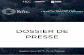 DOSSIER DE PRESSE · 2017-08-24 · Témoignage & échanges avec Cathy Dufour, Déléguée Générale de l’Ameublement français, qui a conduit une transformation de son secteur