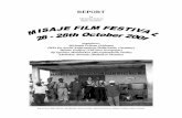 Misaje Film Festival report · 2012-08-20 · The initial programme was distributed and posters were hung in public places in Misaje and other villages of the Misaje Sub-Division.
