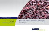 Marcs de raisins, lies de vin et bourbes · Compostage Méthanisation Marcs de raisins Production de moins de 25 hl par campagne Production en “zone blanche”* Production certifiée