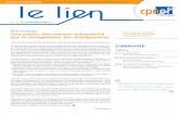 Le Lien 31 - CPNEFcpnefanimation.org/sites/default/files/publications/le... · 2019-12-03 · le principe de mutualisation des fonds de formation qui permet aux salariés de petites