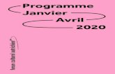 Programme Janvier Avril 2020 - FCA › wp-content › uploads › 2020 › 01 › FCA_PDF...Sommaire interactif Cliquer sur les événements pour accéder directement à la page concernée