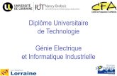 Diplôme Universitaire de Technologie Génie Electrique et ...cfa-univ-lorraine.fr/Fichiers/DUT_GEII_UE.pdf · Ma31 – Outils mathématiques pour l’analyse de Fourier Semestre
