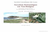 Session botanique en Sardaigne · Session botanique en Sardaigne 9-15 avril 2011 Ce compte rendu a été réalisé à partir des relevés, notes et textes explicatifs de plusieurs