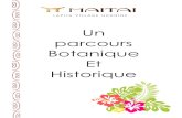 Un parcours Botanique Et Historique - Maitai Lapita Village … › PicsHotel › MaitaiHuahine... · 2014-12-22 · Botanique Et Historique . 1. FRANGIPANIER (TIPANIE) Plumeria Alba