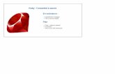 Ruby : l’essentiel à savoirgamba.perso.enseeiht.fr/presentation_ruby/ruby.pdf · 2011-10-05 · NoMethodError: undefined method `autre' for # csv.rb.