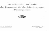 Académie Royale de Langue & de Littérature Françaises · 2012-02-05 · de suit dane lse mond dee contrastes est e n cel ial est profondé - ment espagnol réellemen, « castizt