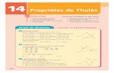 Propriétés de Thalès - Editions Didier...236 Activités 1 Théorème de Thalès 1. On constate a. Construire sur papier ou à l’aide d’un logiciel de géométrie une figure