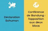 Conférence de Bandung : Déclaration l’opposition Schuman aux … · 2018-06-11 · Restos du Cœur dans le but d’apporter une assistance bénévole aux personnes démunies,