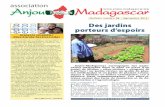 Bulletin numéro 16116616 • Septembre 2014 édito édito ...anjoumadagascar.free.fr/pdf/bulletin16_ecr_092014.pdf · L’économie de la région de Manandona est centrée sur l’agriculture