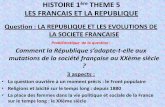 Question : LA REPUBLIQUE ET LES EVOLUTIONS DE LA SOCIETE FRANCAISEww2.ac-poitiers.fr/hist_geo/sites/hist_geo/IMG/pdf/... · 2011-07-04 · LA PLACE DES FEMMES DANS LA VIE POLITIQUE