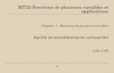 MT22-Fonctions de plusieurs variables et applications › file.php › 334 › cours › MT22chap1.pdfSi l’on peut montrer que jf(M) f(M 0)j "(r) où "est une fonction réelle (qui