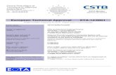 European Technical Approval ETA-12/0001webapp.cstb.fr › agrement-technique-europeen › pdf › Doc_ETA_12_0… · Page 5 of ETA-12/0001, issued on 01/06/2013, English translation