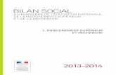 Bilan social 2013-2014 Enseignement supérieur et …cache.media.education.gouv.fr/file/2013-2014_Superieur/...MEN_BilanSocial2014_vol2.indb 1 26/03/15 14:08 Cet ouvrage est édité