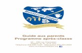Guide aux parents Programme après-classemontessoridieppe.org/userfiles/file/Montessori Dieppe FR Handbook … · «Libérez le potentiel d’un enfant et vous transformerez le monde