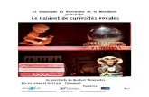Le cabinet de curiosités vocales - Claire Monotclairemonot.fr/pdf/dossier_cabinet_de_curiosites_vocales.pdf · d’ambiance, permettant ainsi une sonorisation optimisée des œuvres