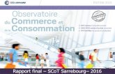Rapport final SCoT Sarrebourg 2016 · 2016-12-06 · Entre 2011 et 2016, la dynamique commerciale des grandes et moyennes surfaces, se concentre sur les 3 grands pôles situés dans